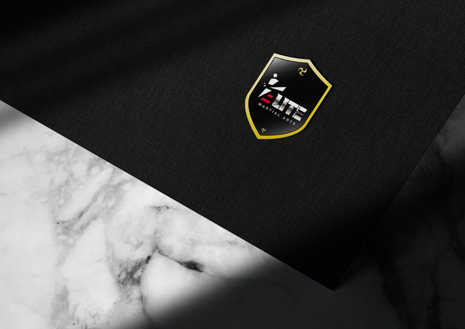 Elite Martial Arts crest identity and brand book